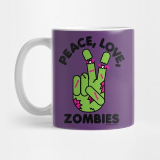 PEACE LOVE ZOMBIES Mug